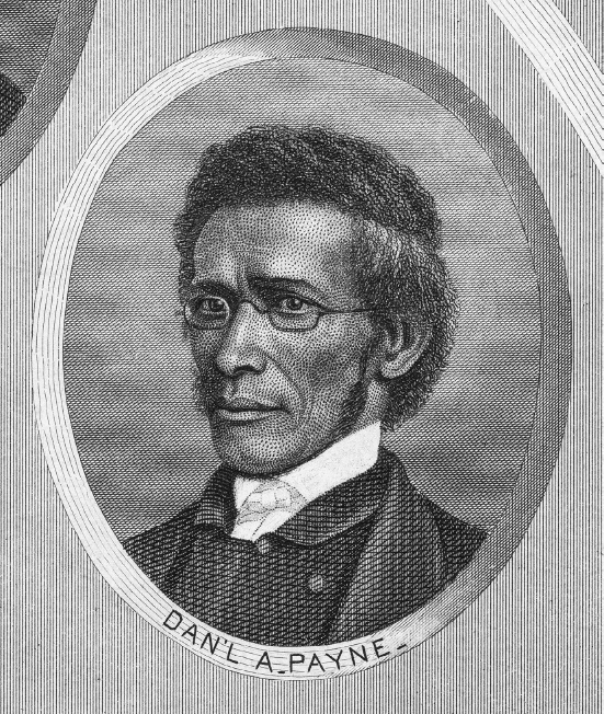 Oval engraving of head and shoulders of a man in formal attire, wearing glasses and facing to his right.